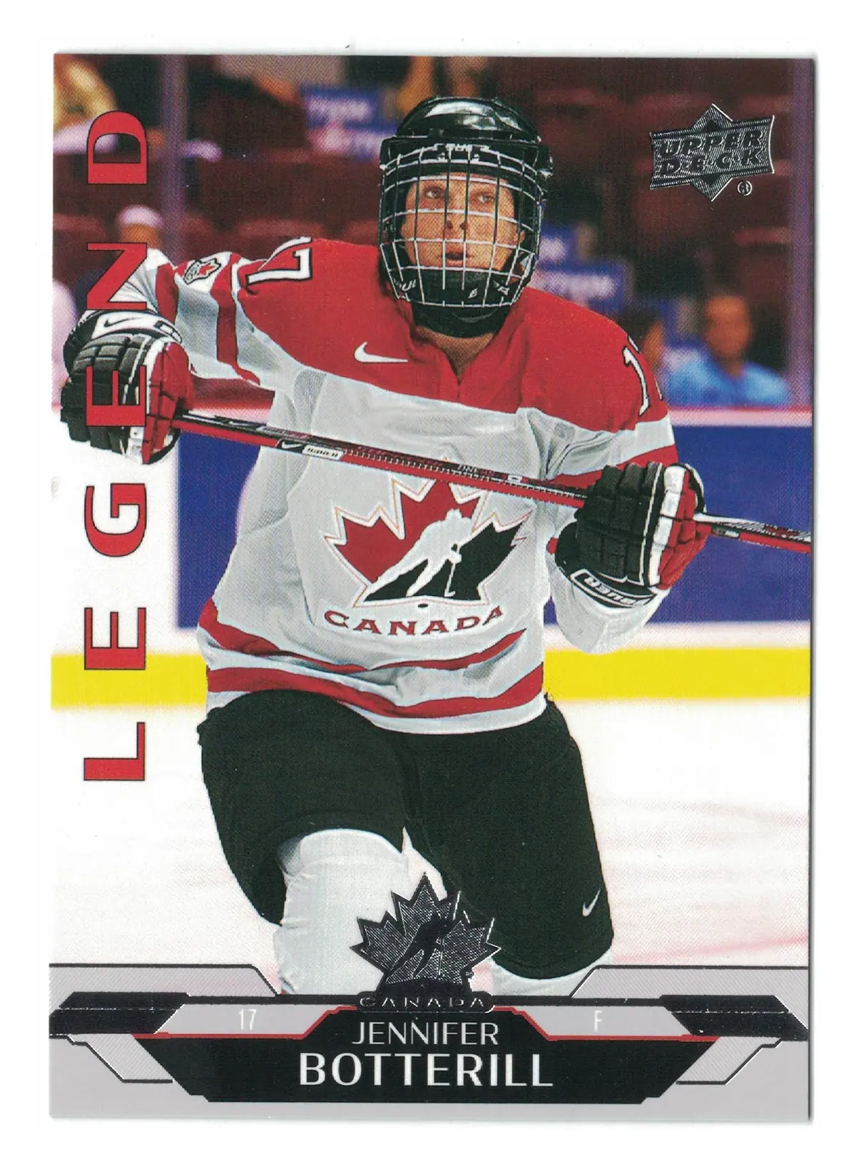 Jennifer Botterill Legend #170 2026 UD Team Canada — front