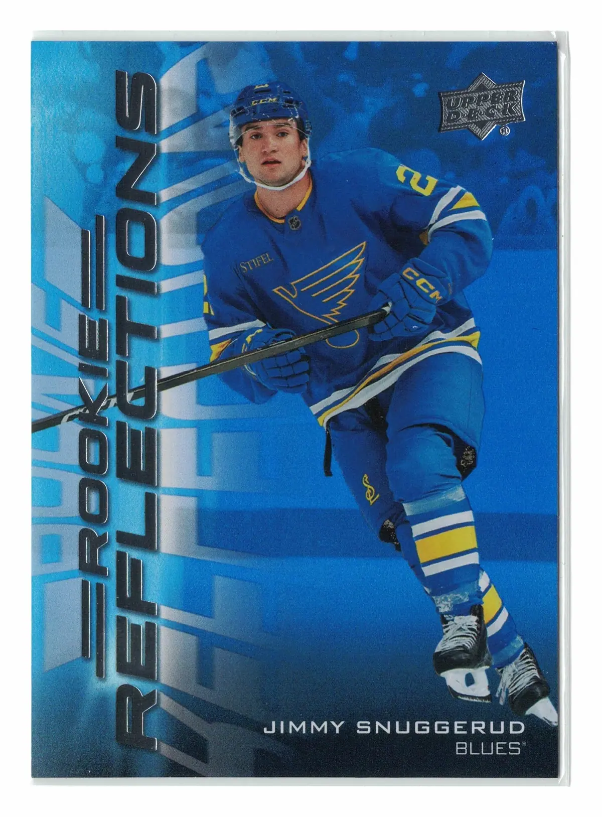 Jimmy Snuggerud Rookie Reflections #RR-20 2025-26 Upper Deck Extended Series — front