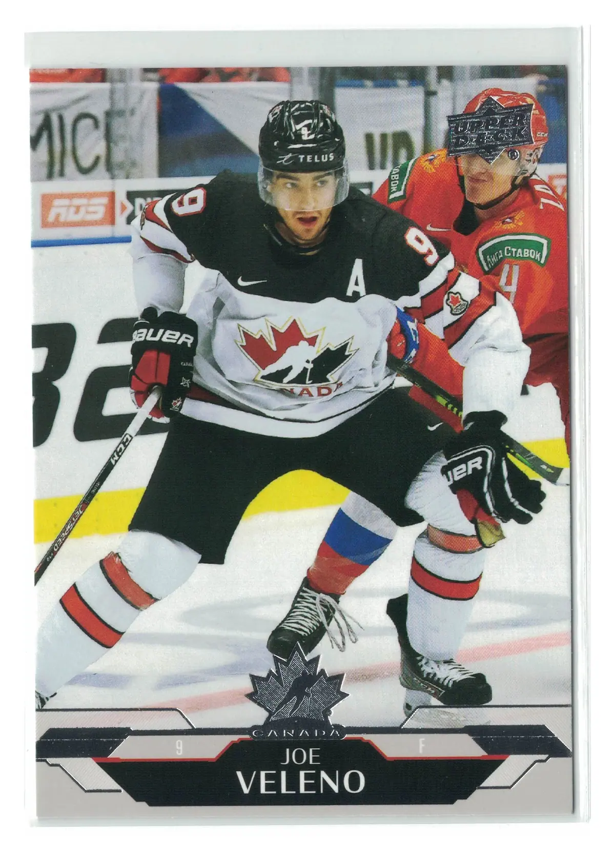 Joe Veleno Base Card #46 2026 Upper Deck Team Canada Hockey Card — front
