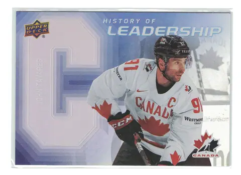 John Tavares History of Leadership #HL-7 2026 UD Team Canada