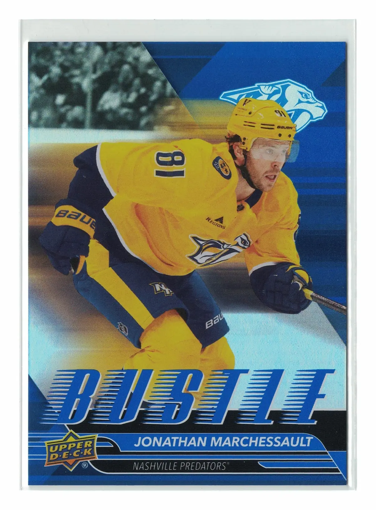 Jonathan Marchessault Bustle #B-3 2025-26 Upper Deck Series 1 Hockey Card — front