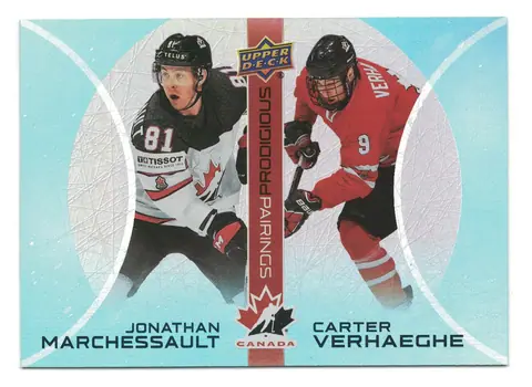 Jonathan Marchessault / Carter Verhaeghe Prodigious Pairings #PP-12 2026 UD Team Canada