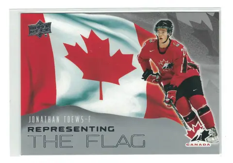 Jonathan Toews Representing the Flag #RF-2 2026 UD Team Canada