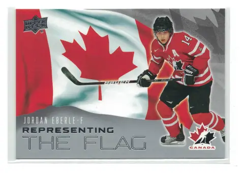 Jordan Eberle Representing the Flag #RF-30 2026 Upper Deck Team Canada