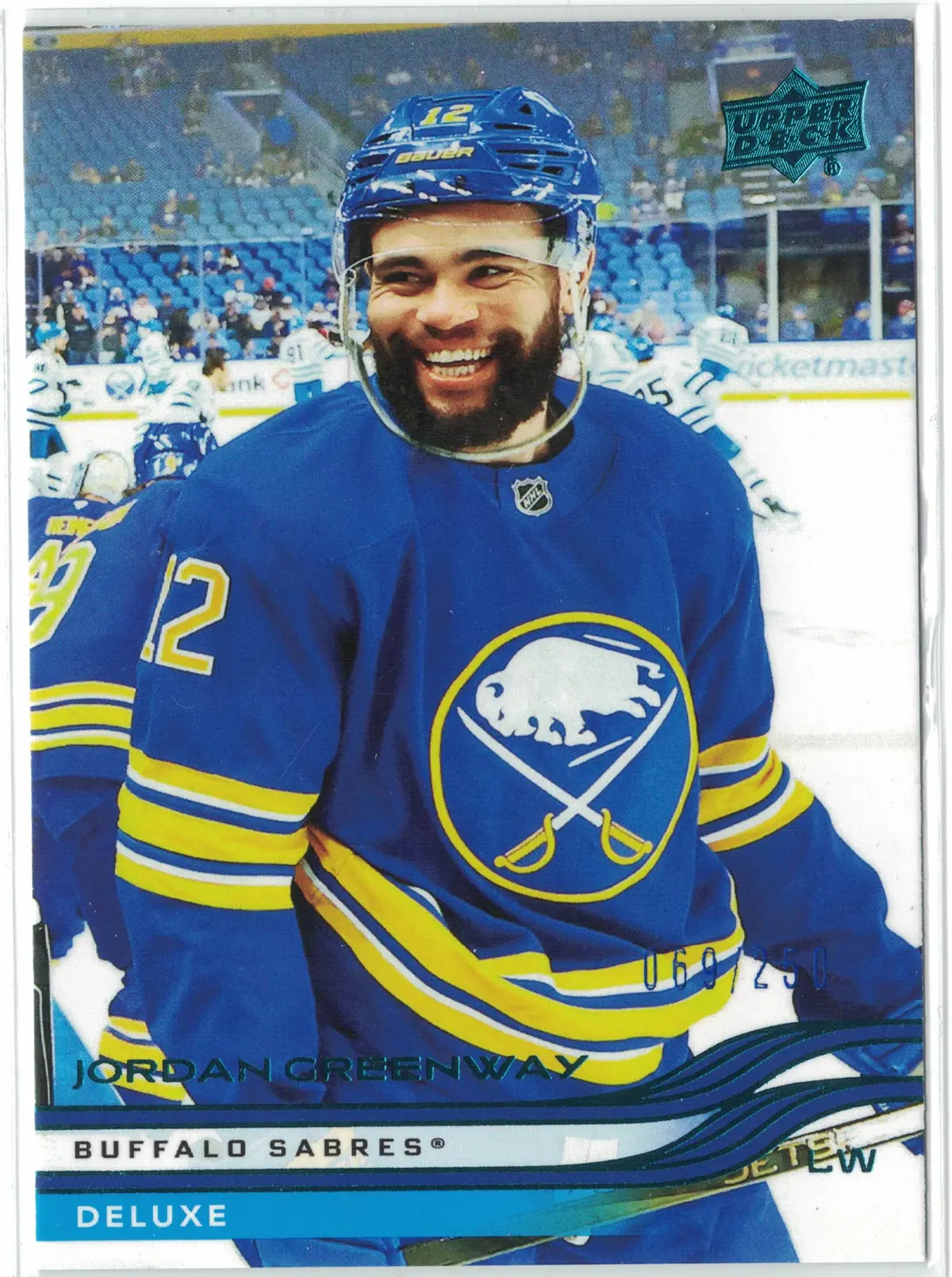 Jordan Greenway Deluxe #269 2025-26 Upper Deck Series 2 Hockey Card — front