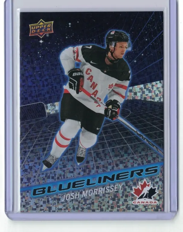 Josh Morrissey 2026 Upper Deck Team Canada Blueliners Speckle #BL-18 Hockey Card — front