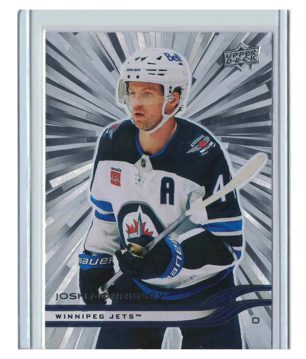 Josh Morrissey Outburst #644 2025-26 Upper Deck Extended Series Hockey Card — front