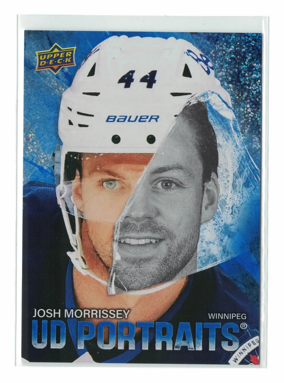 Josh Morrissey UD Portraits #P-18 2025-26 Upper Deck Series 1 Hockey Card — front