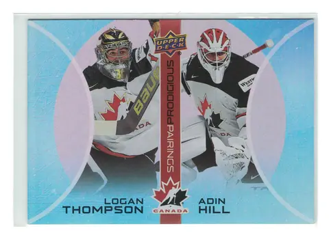 Logan Thompson / Adin Hill Prodigious Pairings #PP-18 2026 Upper Deck Team Canada