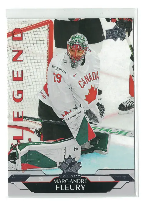 Marc-Andre Fleury Legend #169 2026 UD Team Canada