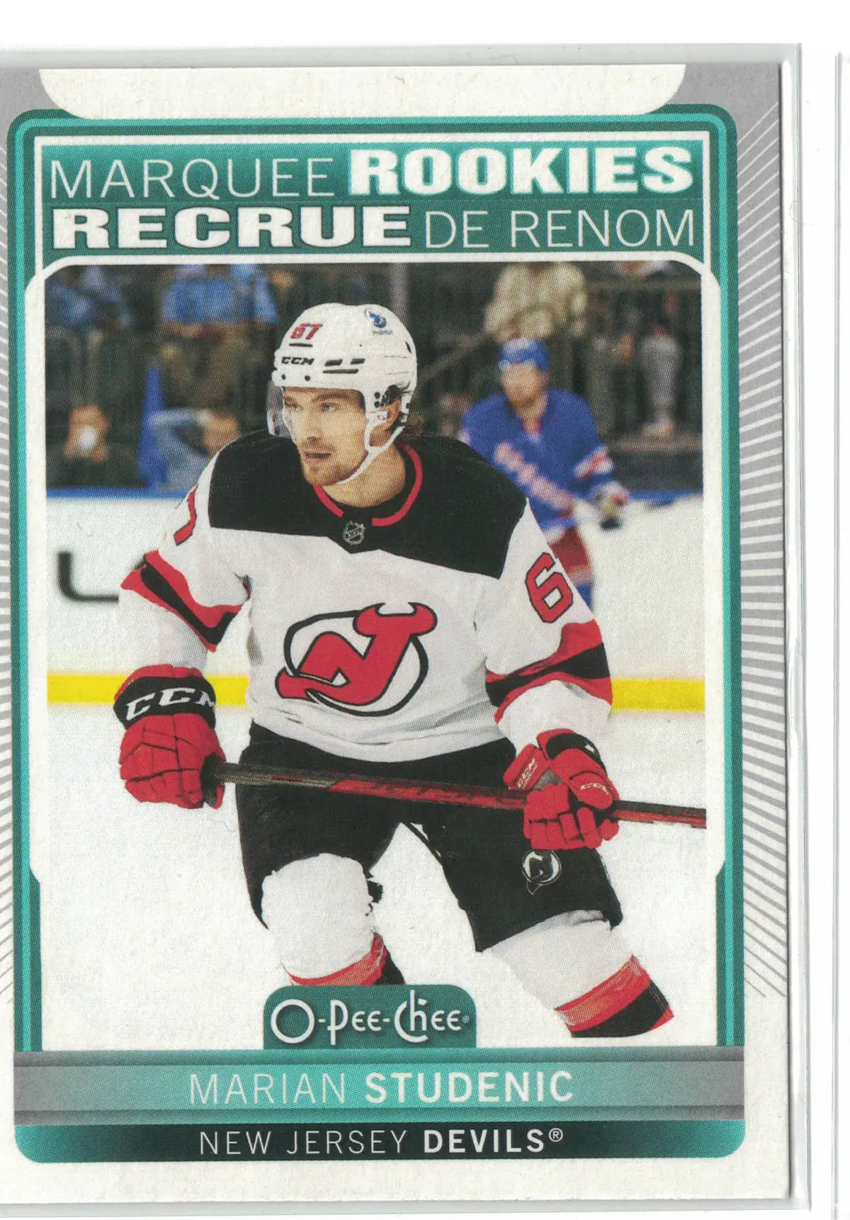 Marian Studenic 2021-22 O-Pee-Chee Marquee Rookies #634 New Jersey Devils — front