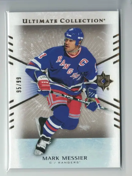 Mark Messier Ultimate Collection Gold 95/99 #93 Rangers HOF 2025-26 UD Hockey — front