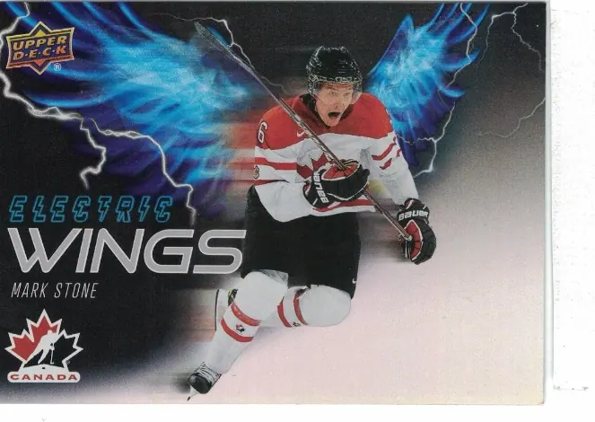 Mark Stone 2026 Upper Deck Team Canada Electric Wings #EW-14 Hockey Card — front