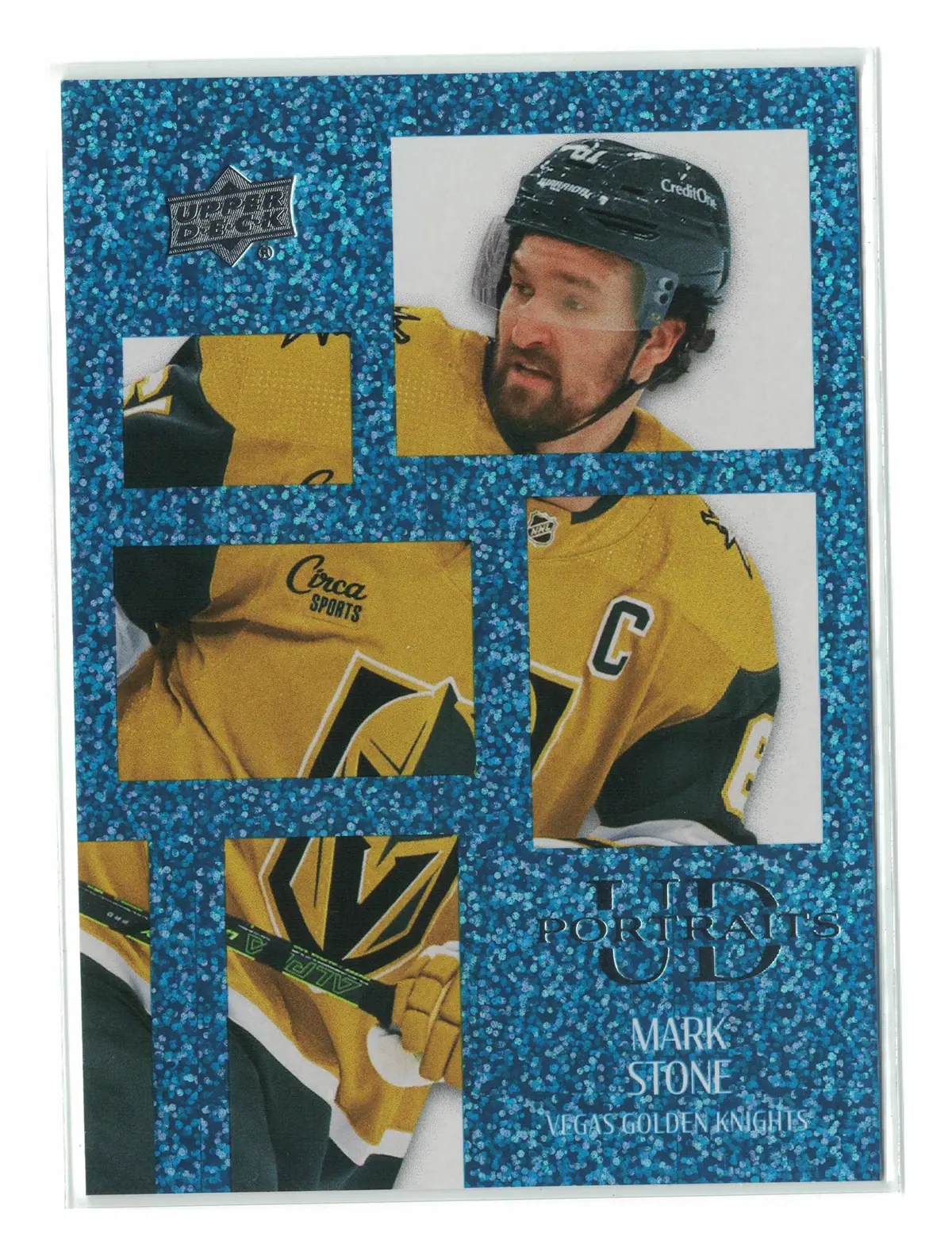 Mark Stone UD Portraits #P-28 2024-25 Upper Deck Series 1 Hockey Card — front