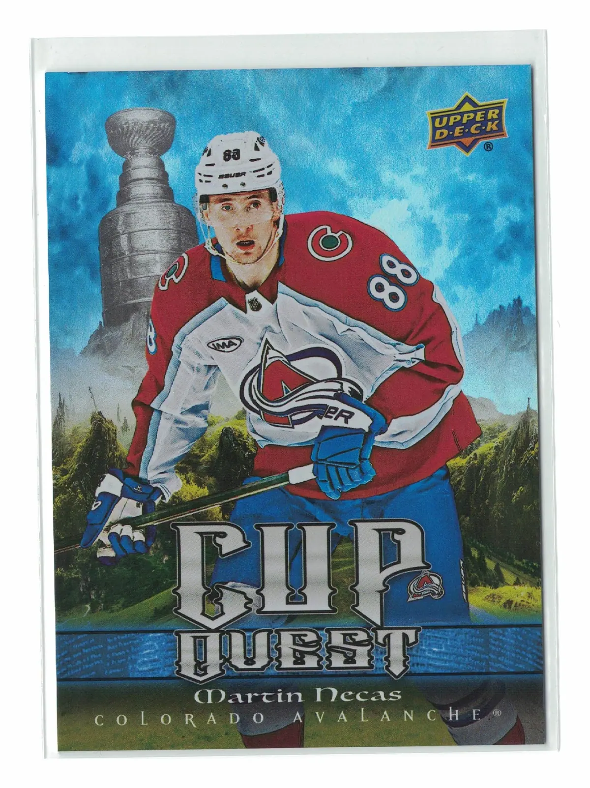 Martin Necas Cup Quest #CQ-3 2025-26 Upper Deck Series 1 Hockey Card — front