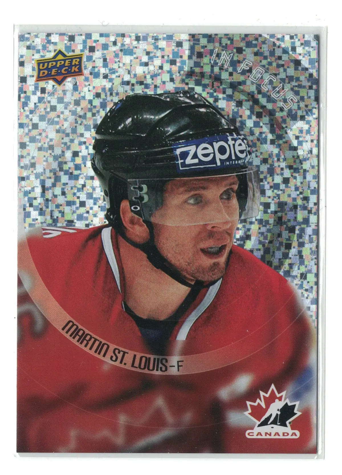 Martin St. Louis In Focus Speckle #IF-19 2026 UD Team Canada — front