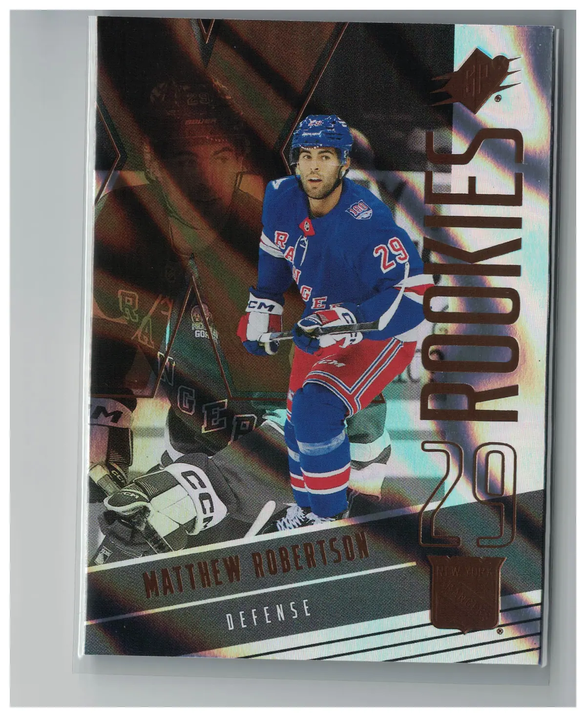 Matthew Robertson SPx Rookies #138 2025-26 Upper Deck SPx Hockey Card — front
