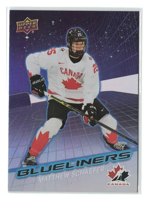 Matthew Schaefer Blueliners #BL-16 2026 Upper Deck Team Canada