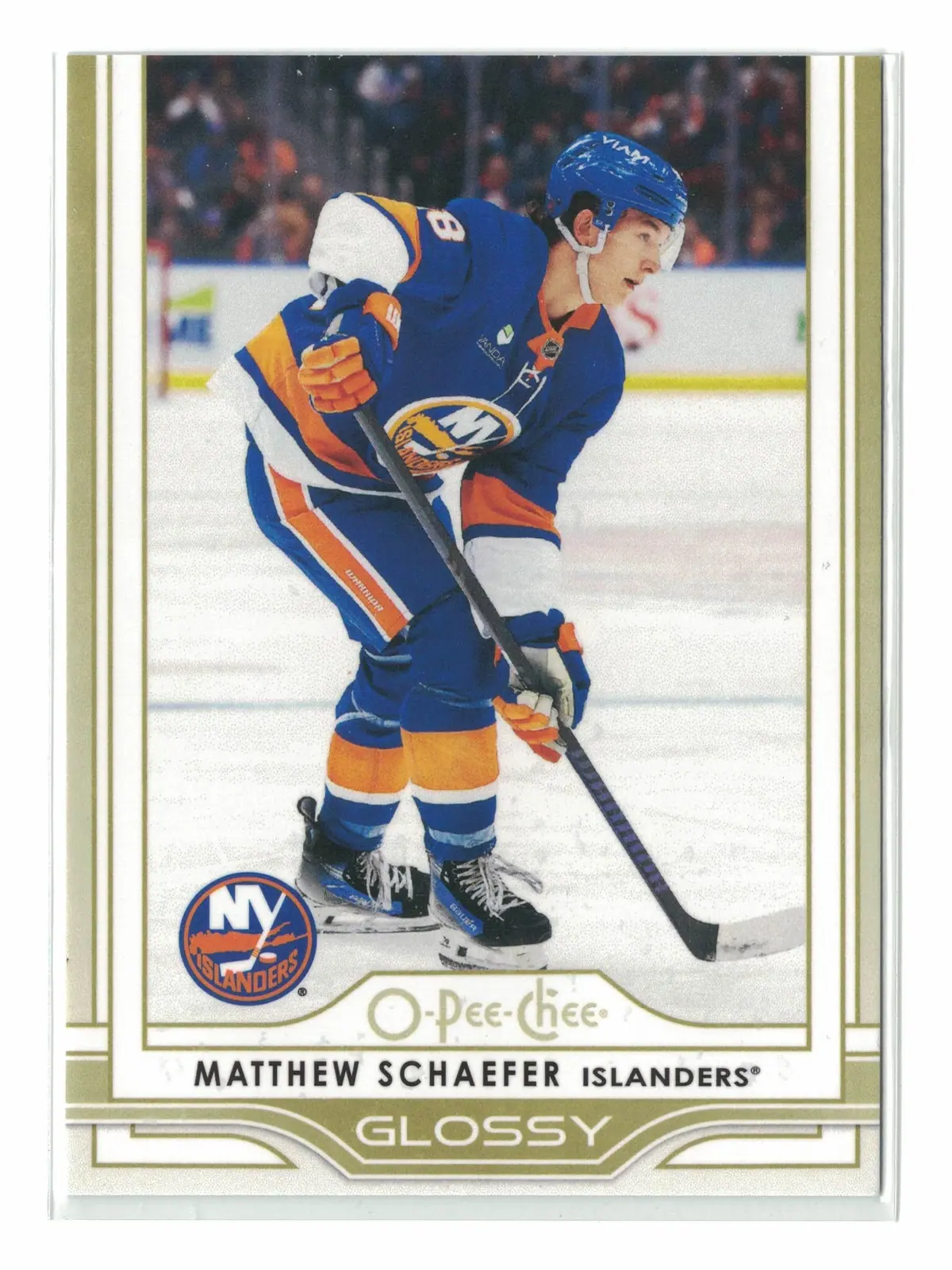 Matthew Schaefer O-Pee-Chee Glossy #OG-28 2025-26 Upper Deck Series 2 — front