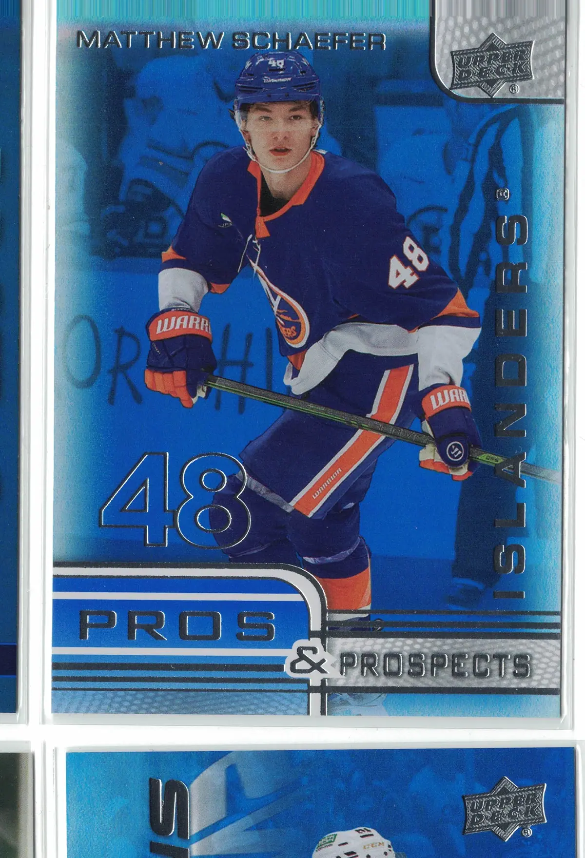 Matthew Schaefer Pros & Prospects #PP-10 2025-26 Upper Deck Extended Series — front