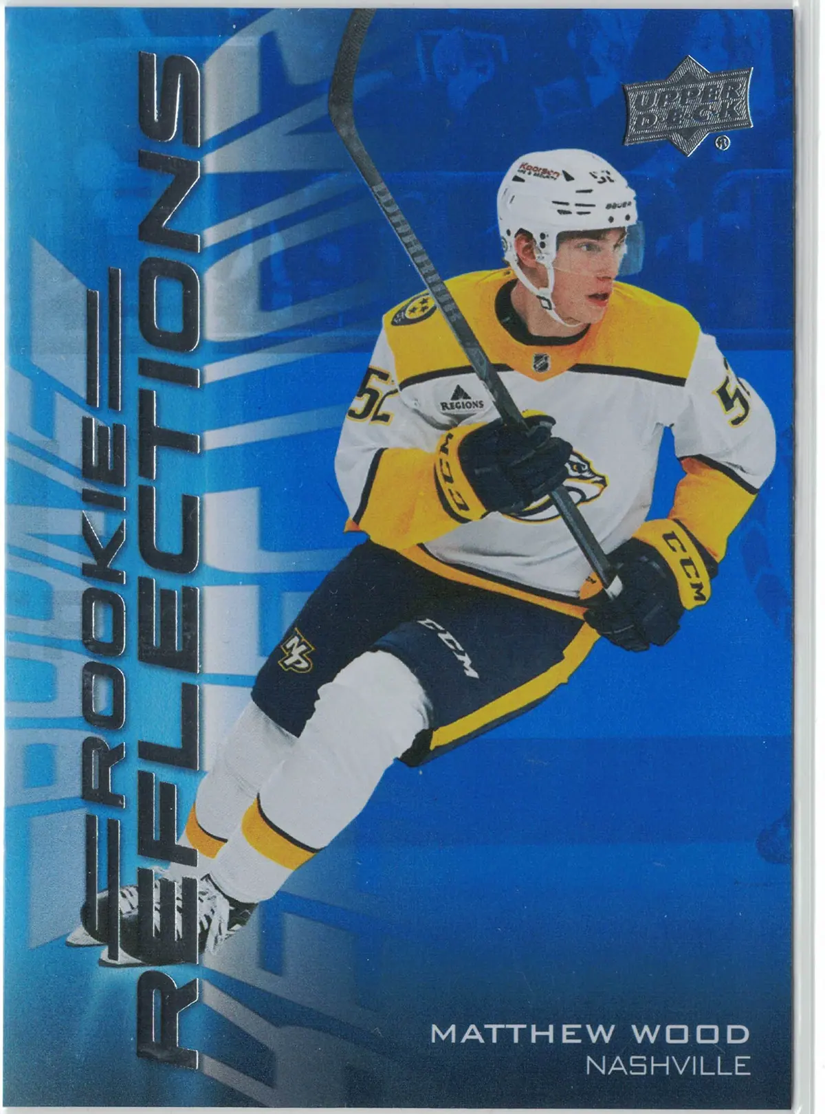 Matthew Wood 2025-26 Upper Deck Extended Series Rookie Reflections #RR-6 — front