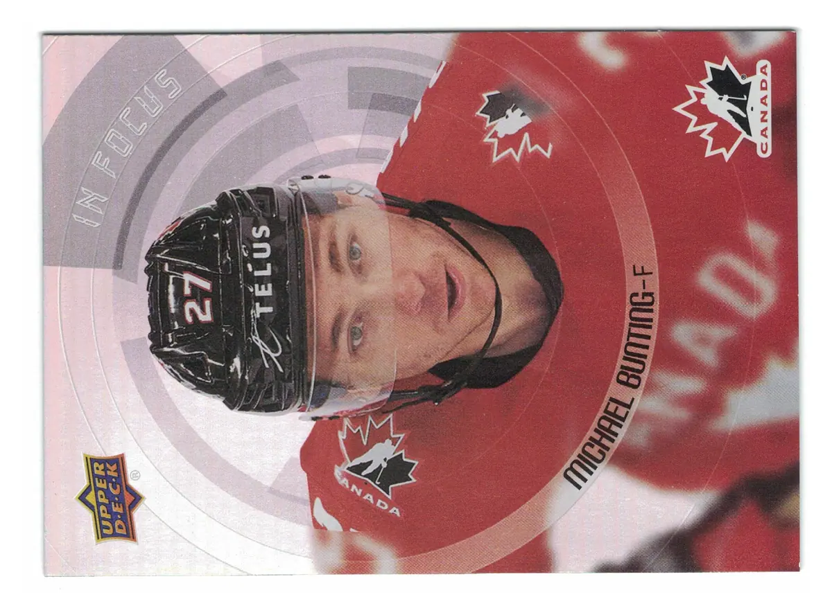Michael Bunting In Focus #IF-8 2026 UD Team Canada — front