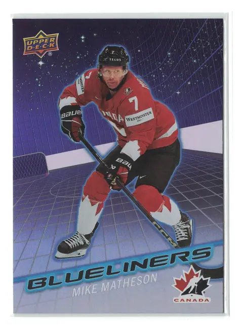 Mike Matheson Blueliners #BL-3 2026 Upper Deck Team Canada