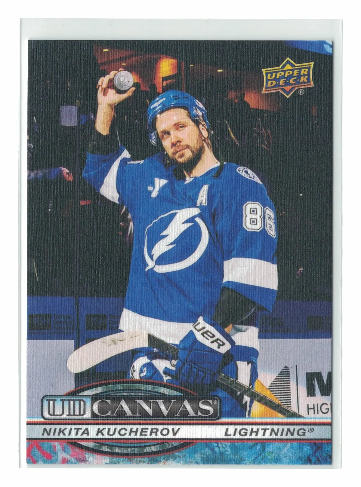 Nikita Kucherov UD Canvas #C-7 2025-26 Upper Deck Series 1 Hockey Card — front