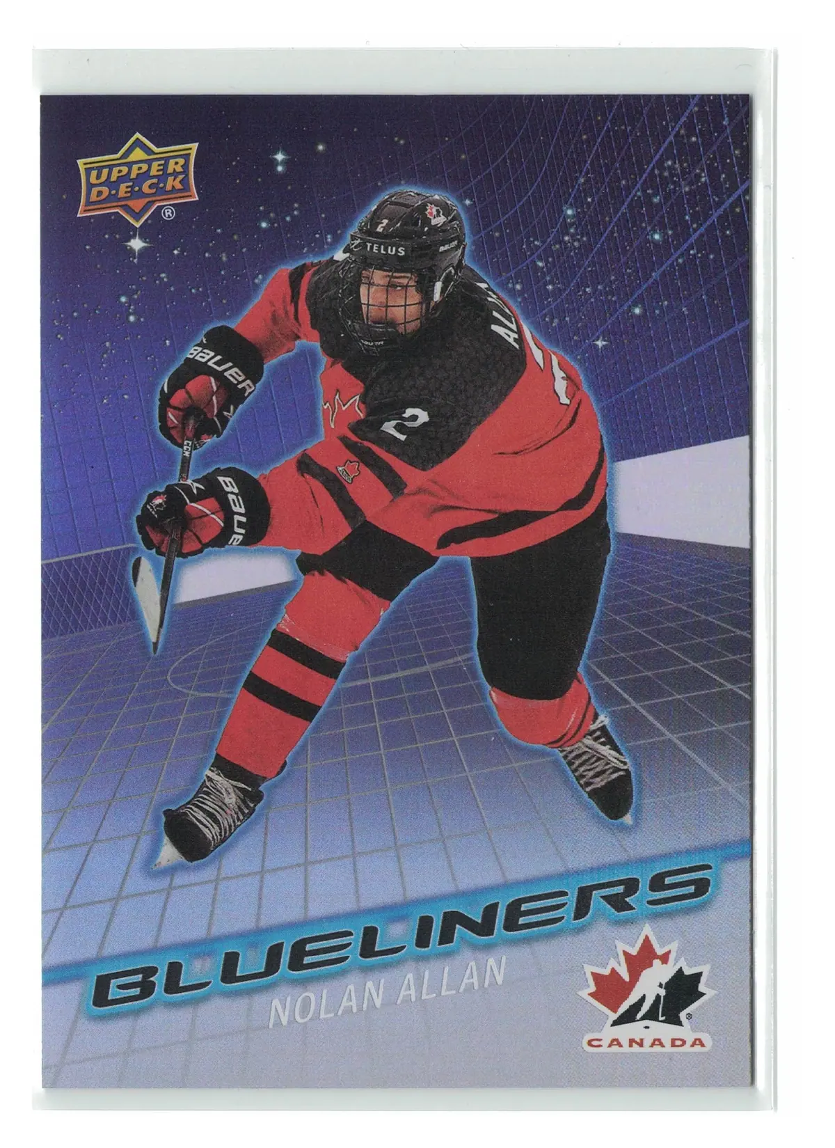 Nolan Allan Blueliners #BL-6 2026 UD Team Canada — front