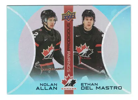 Nolan Allan / Ethan Del Mastro Prodigious Pairings #PP-3 2026 UD Team Canada