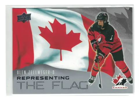 Olen Zellweger Representing the Flag #RF-17 2026 Upper Deck Team Canada