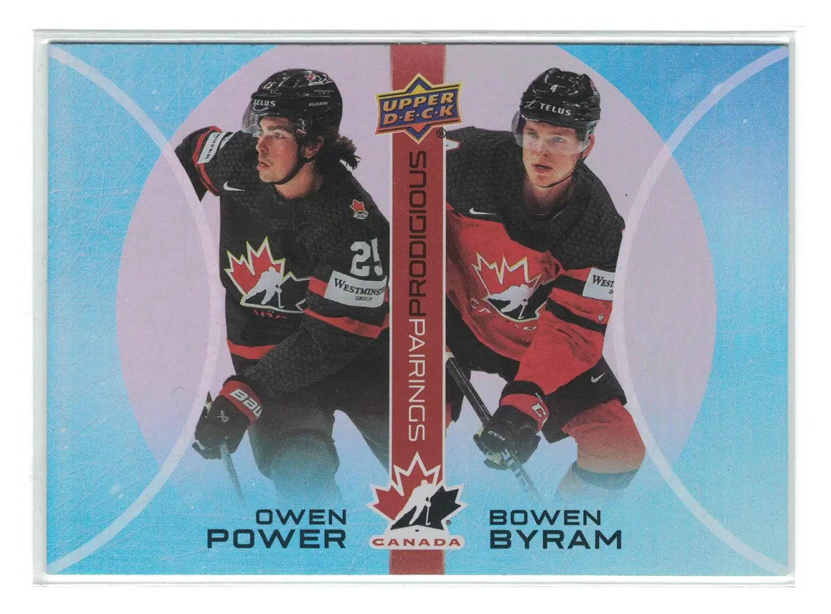 YOU PICK 2026 UD Team Canada Prodigious Pairings Insert Complete Your Set Hockey — front