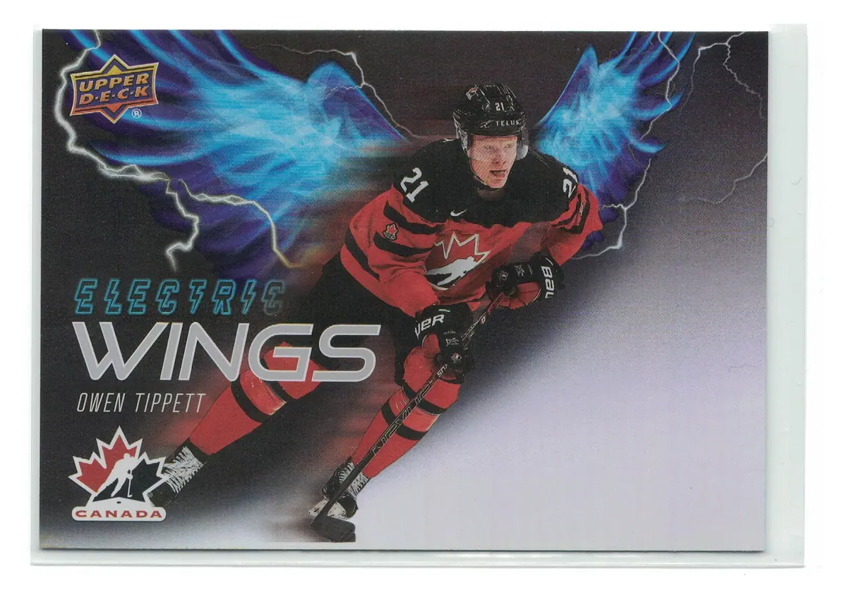 Owen Tippett Electric Wings #EW-10 2026 UD Team Canada — front