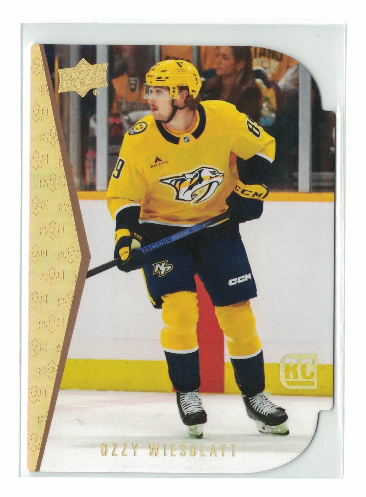 Ozzy Wiesblatt 1994-95 Rookie Tribute Die-Cuts #RTD-16 Hockey Card — front