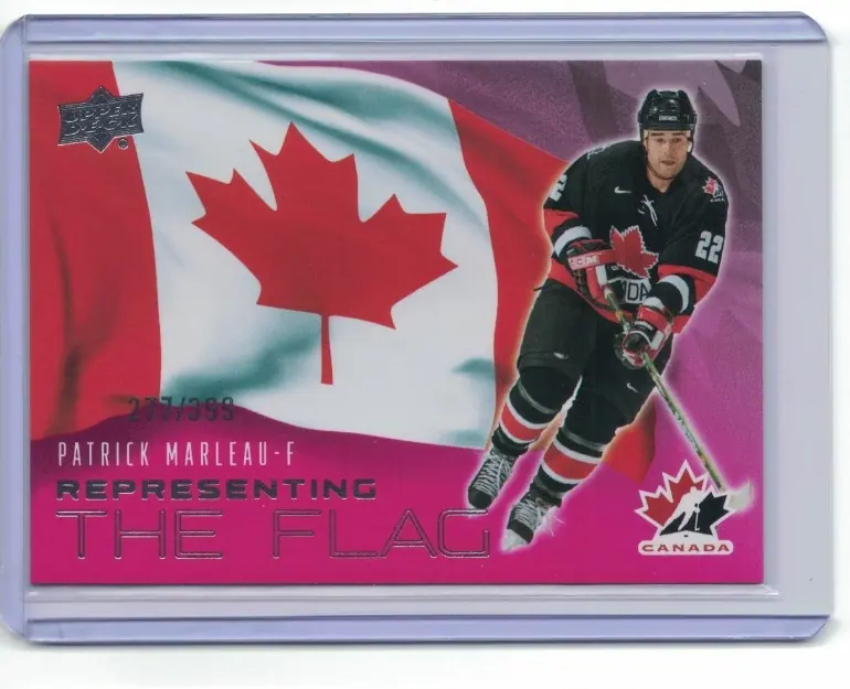 Patrick Marleau Representing the Flag Pink /399 RF-6 Sharks 2026 UD Team Canada — front
