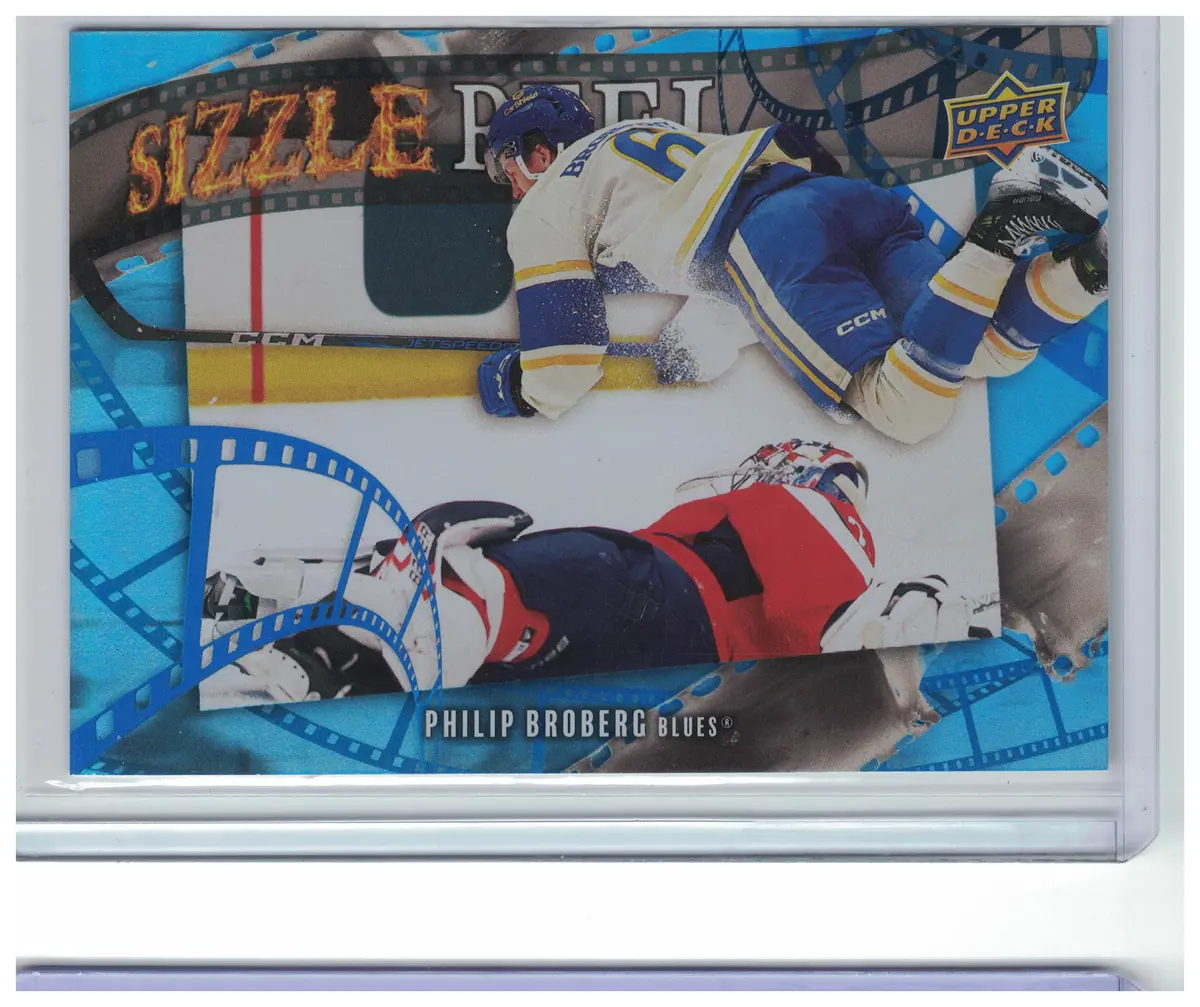 Philip Broberg Sizzle Reel SPECKLE #SR-41 2025-26 UD Extended Series Hockey Card — front