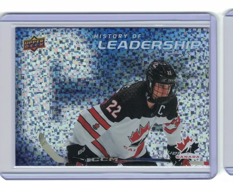 Porter Martone History of Leadership Speckle #HL-20 2026 UD Team Canada — front