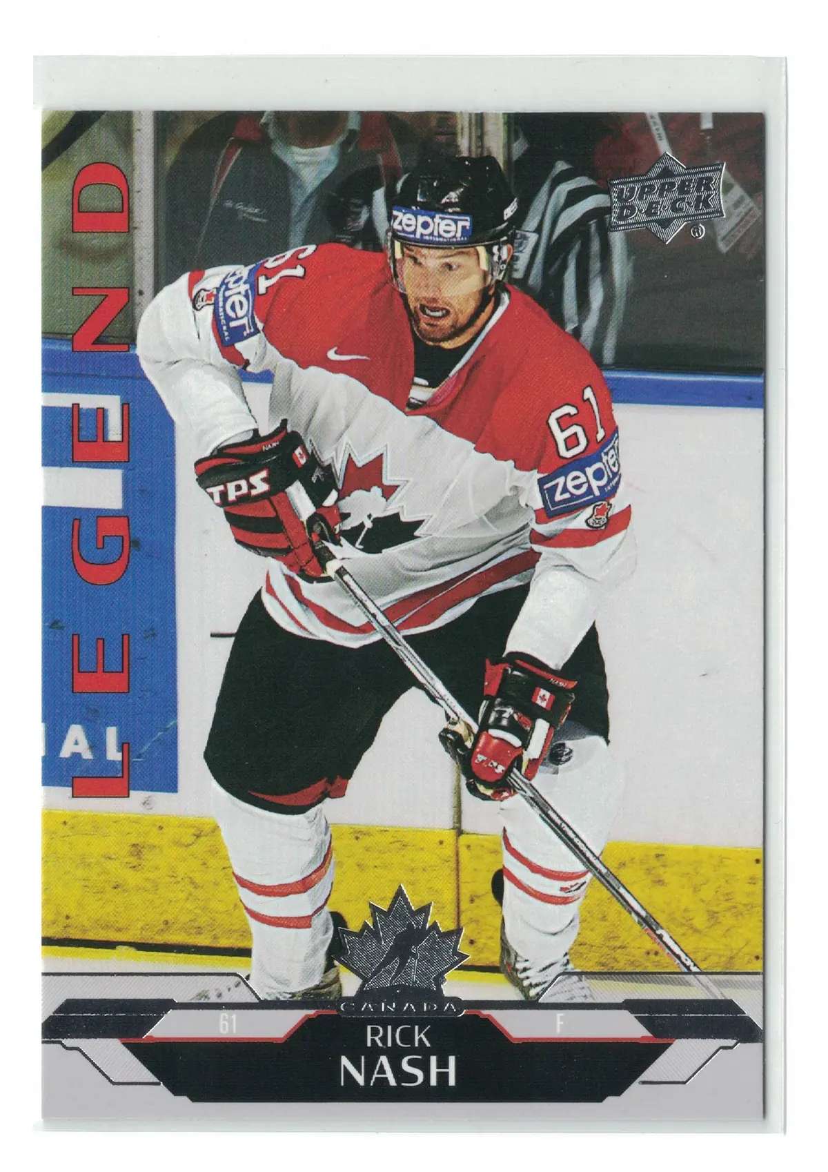 Rick Nash Legend #196 2026 UD Team Canada — front