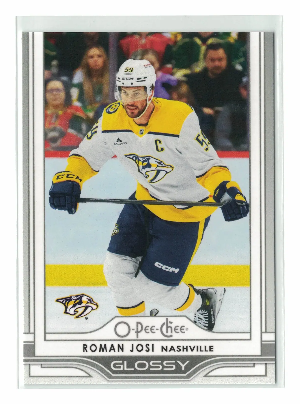 Roman Josi O-Pee-Chee Glossy #OG-20 2025-26 Upper Deck Series 1 Hockey Card — front