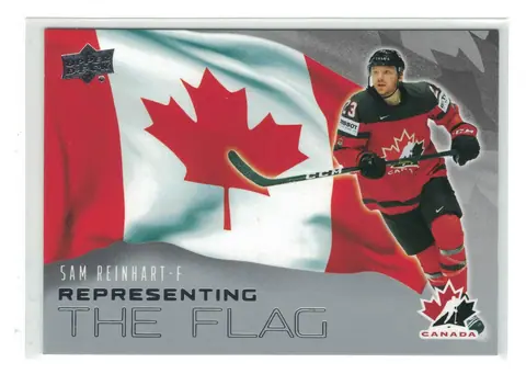 Sam Reinhart Representing the Flag #RF-9 2026 UD Team Canada