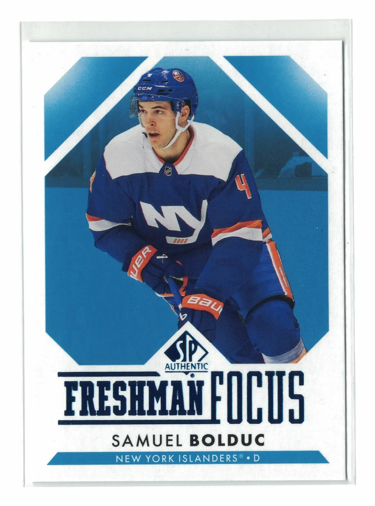 Samuel Bolduc Freshman Focus #FF-38 2023-24 SP Authentic Hockey Card — front