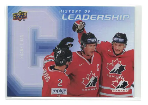 Shane Doan History of Leadership #HL-5 2026 UD Team Canada