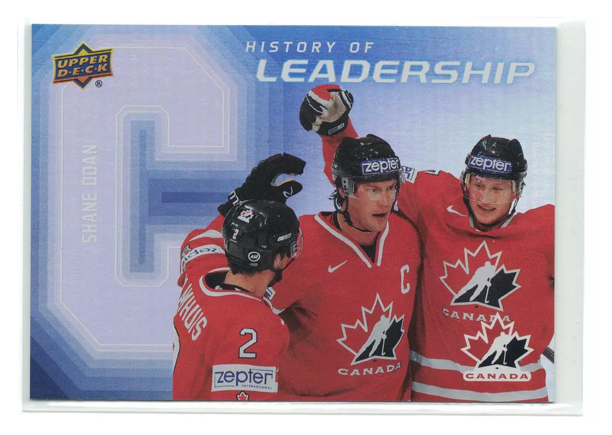 Shane Doan History of Leadership #HL-5 2026 UD Team Canada — front