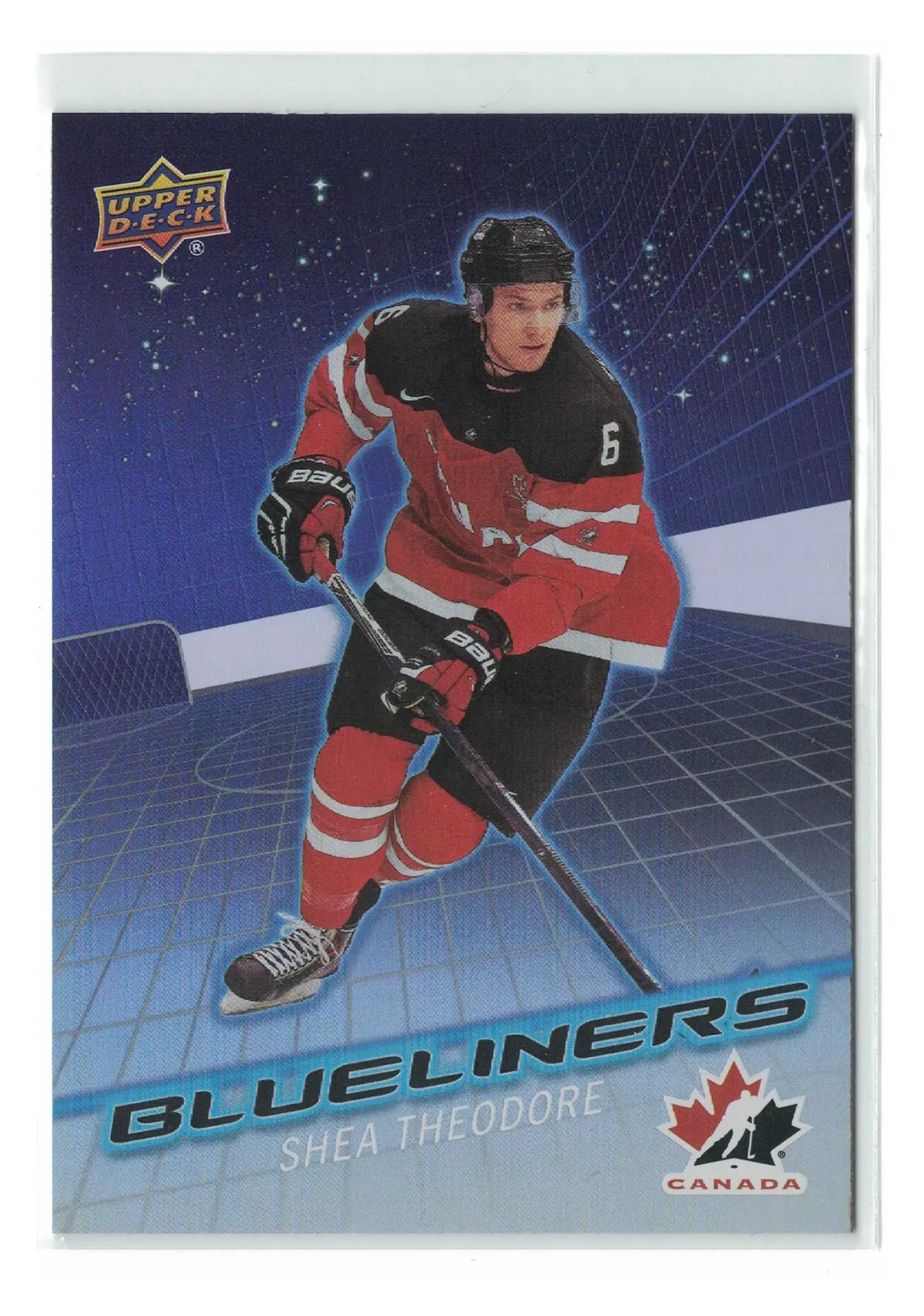 Shea Theodore Blueliners #BL-19 2026 UD Team Canada — front