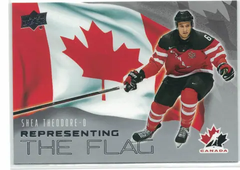 Shea Theodore Representing the Flag #RF-7 2026 Upper Deck Team Canada