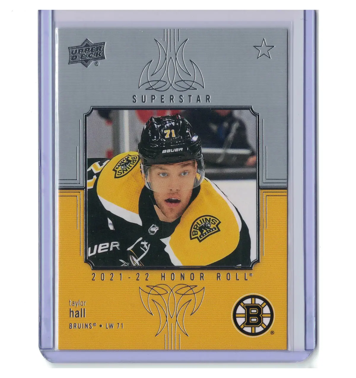 Taylor Hall Honor Roll Superstar #HR-93 2021-22 2021-22 Upper Deck Series 2 — front