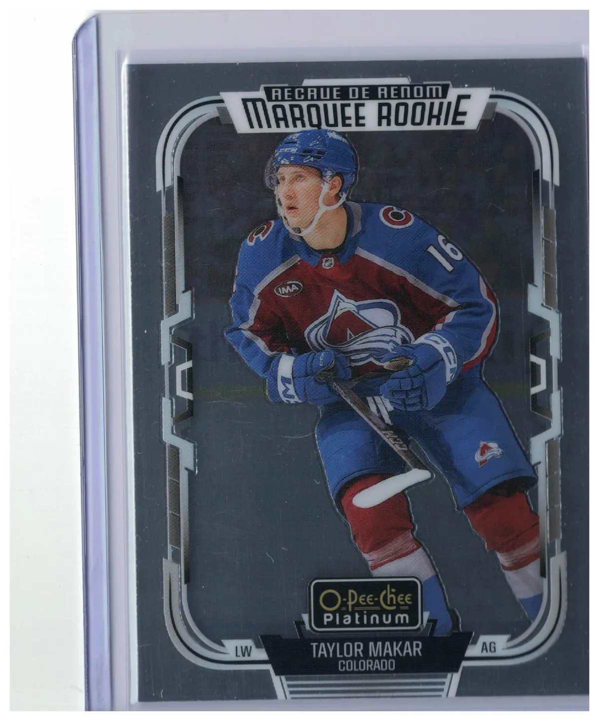 Taylor Makar Marquee Rookies #295 2025-26 O-Pee-Chee Platinum Hockey Card — front