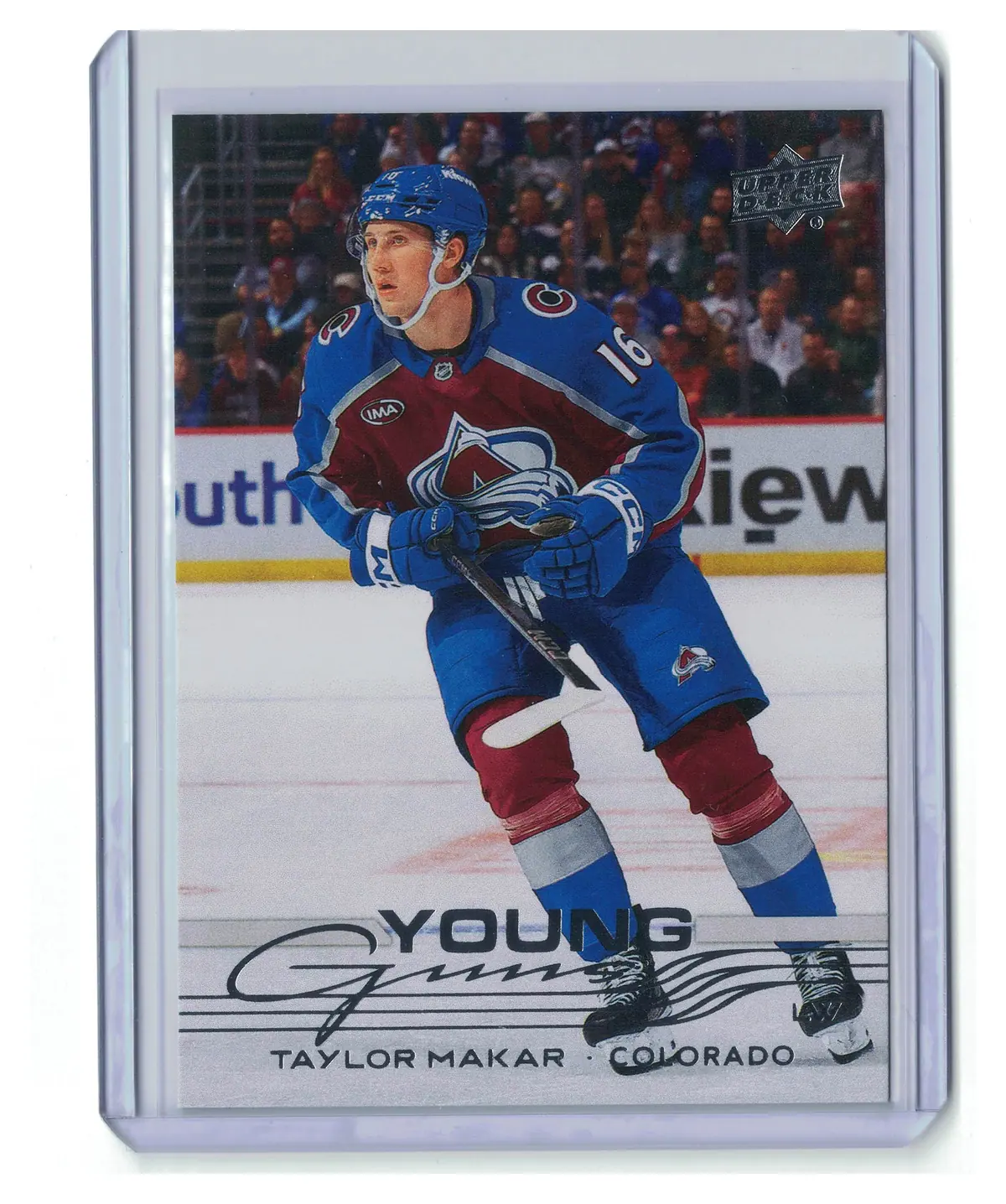 Taylor Makar Young Guns #706 Avalanche 2025-26 UD Extended Hockey Card — front