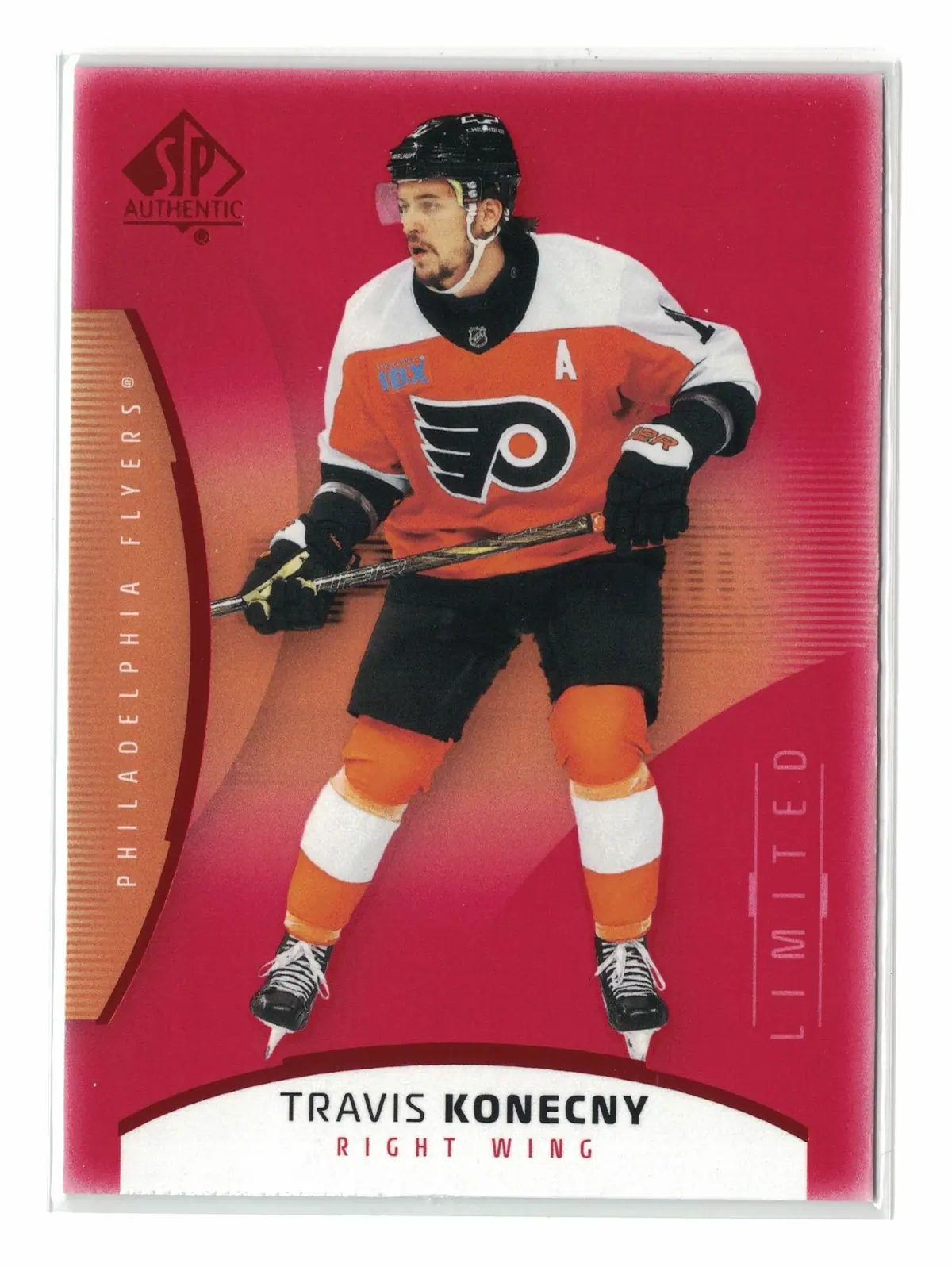 Travis Konecny Base #46 2025-26 SP Authentic Hockey Card — front