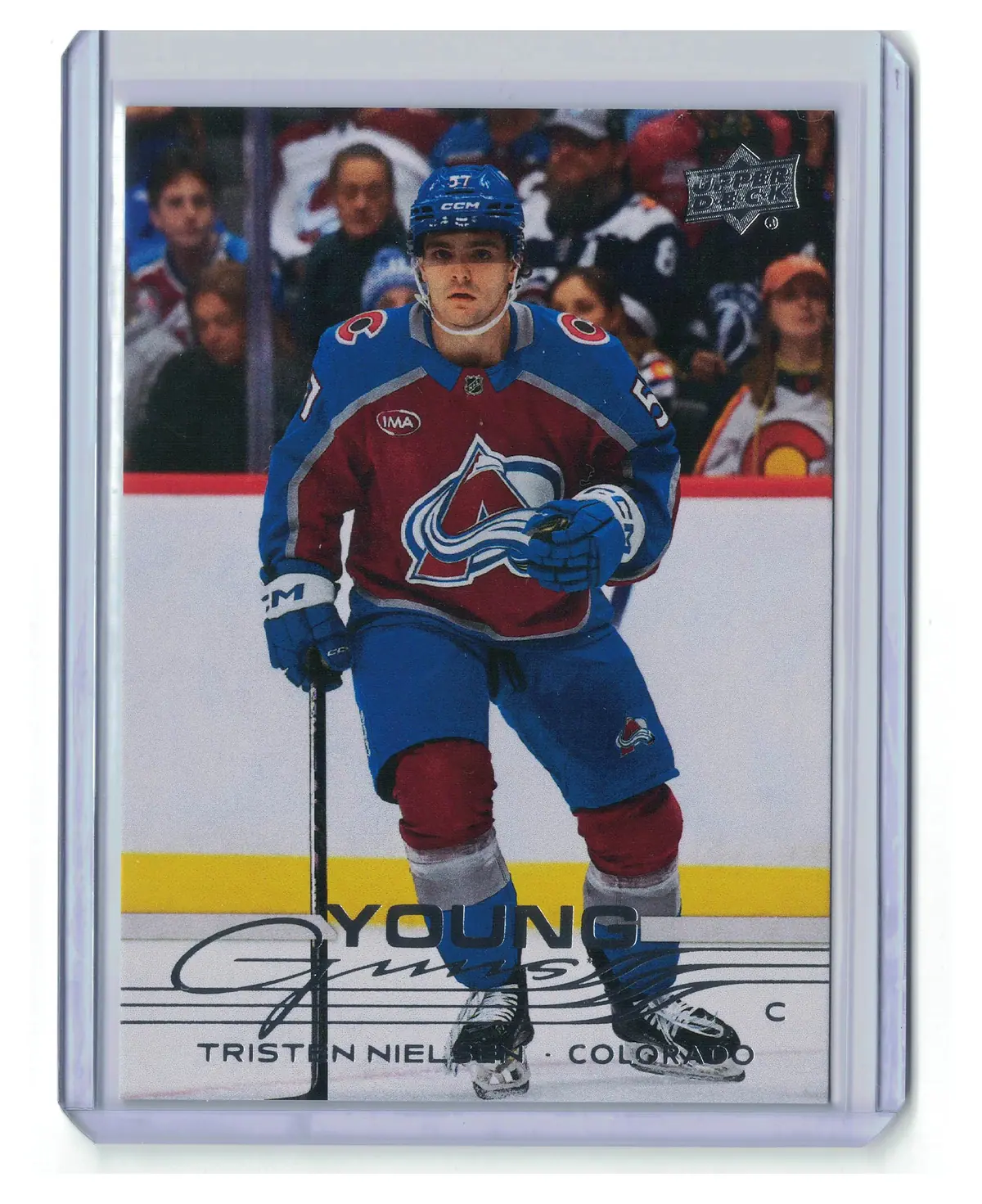 Tristen Nielsen Young Guns #728 2025-26 Upper Deck Extended Series Hockey Card — front